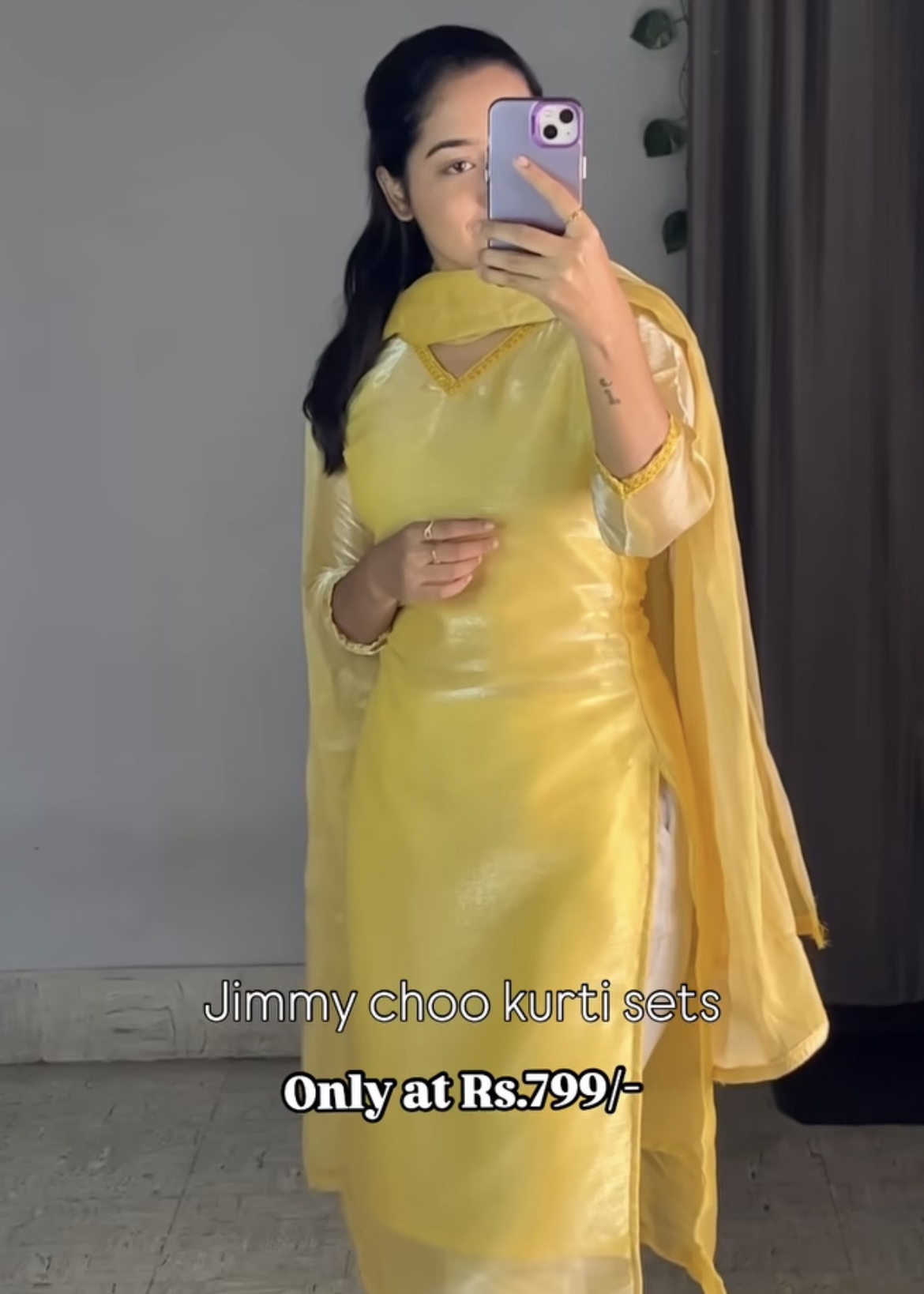 Jimmy choo kurti sets