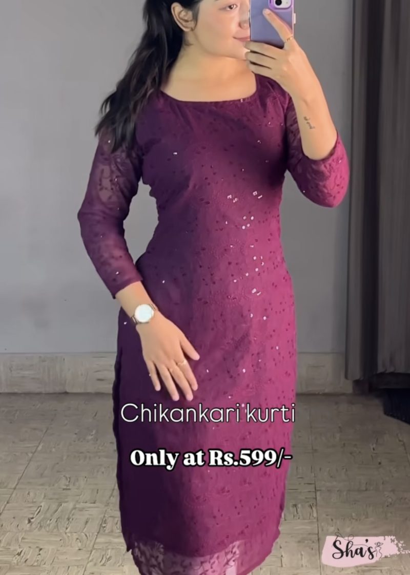 Chikankari Kurtis