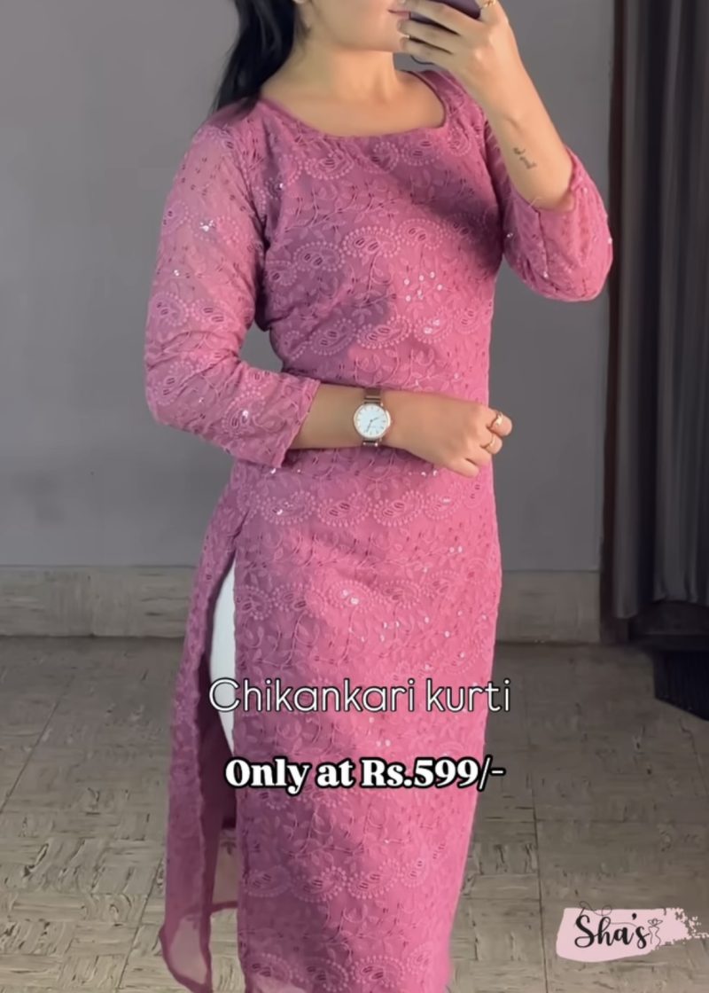 Chikankari Kurtis - Image 7