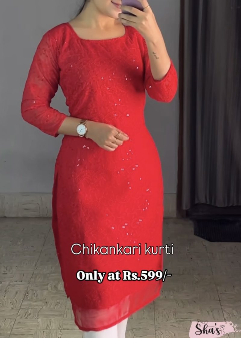 Chikankari Kurtis - Image 6