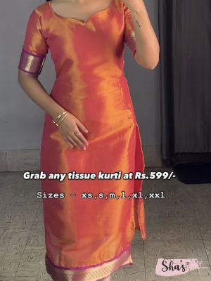 Tissue Border Kurtis