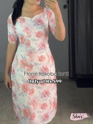 Floral Hakoba Kurtis