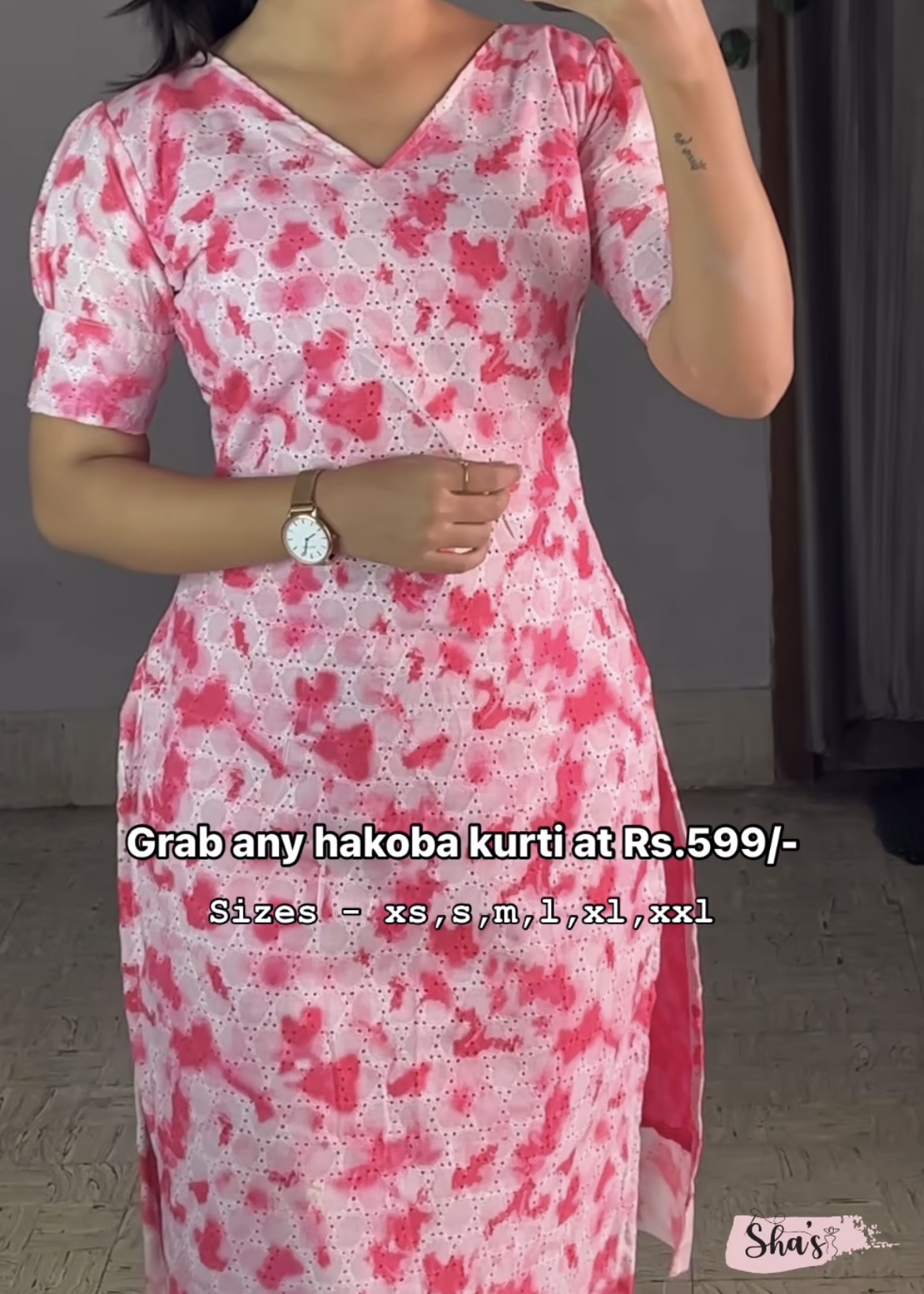 Tie-Dye Hakoba Kurtis