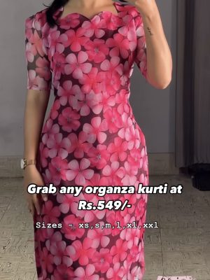 Organza Kurtis