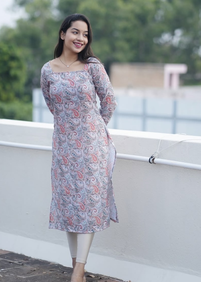 Cotton Kurtis ( Set-2) Creme Shade