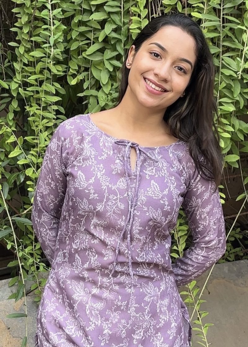 Cotton kurtis (Set - 1) Lavender Shade