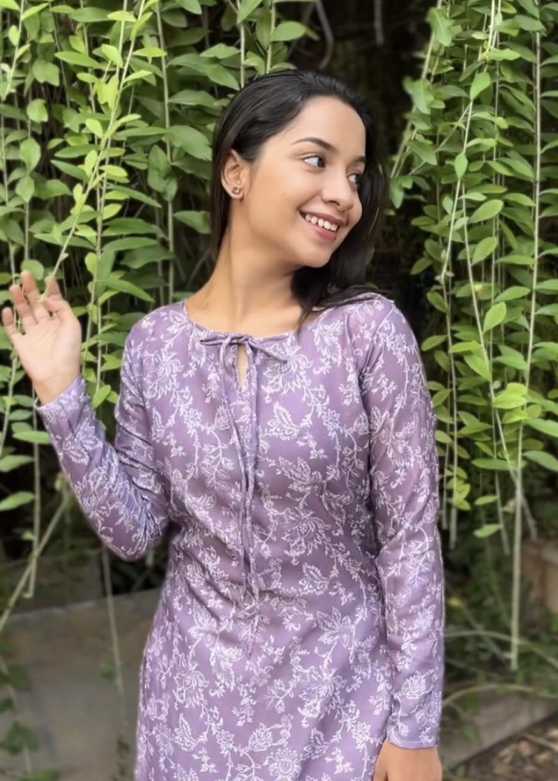 Cotton kurtis (Set - 1) Lavender Shade - Image 3