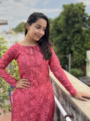 Cotton Kurtis ( Set - 1) Red Shade