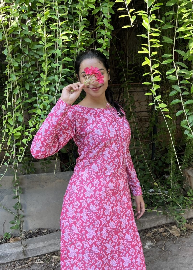 Cotton Kurtis ( Set - 1) Rose Shade - Image 3