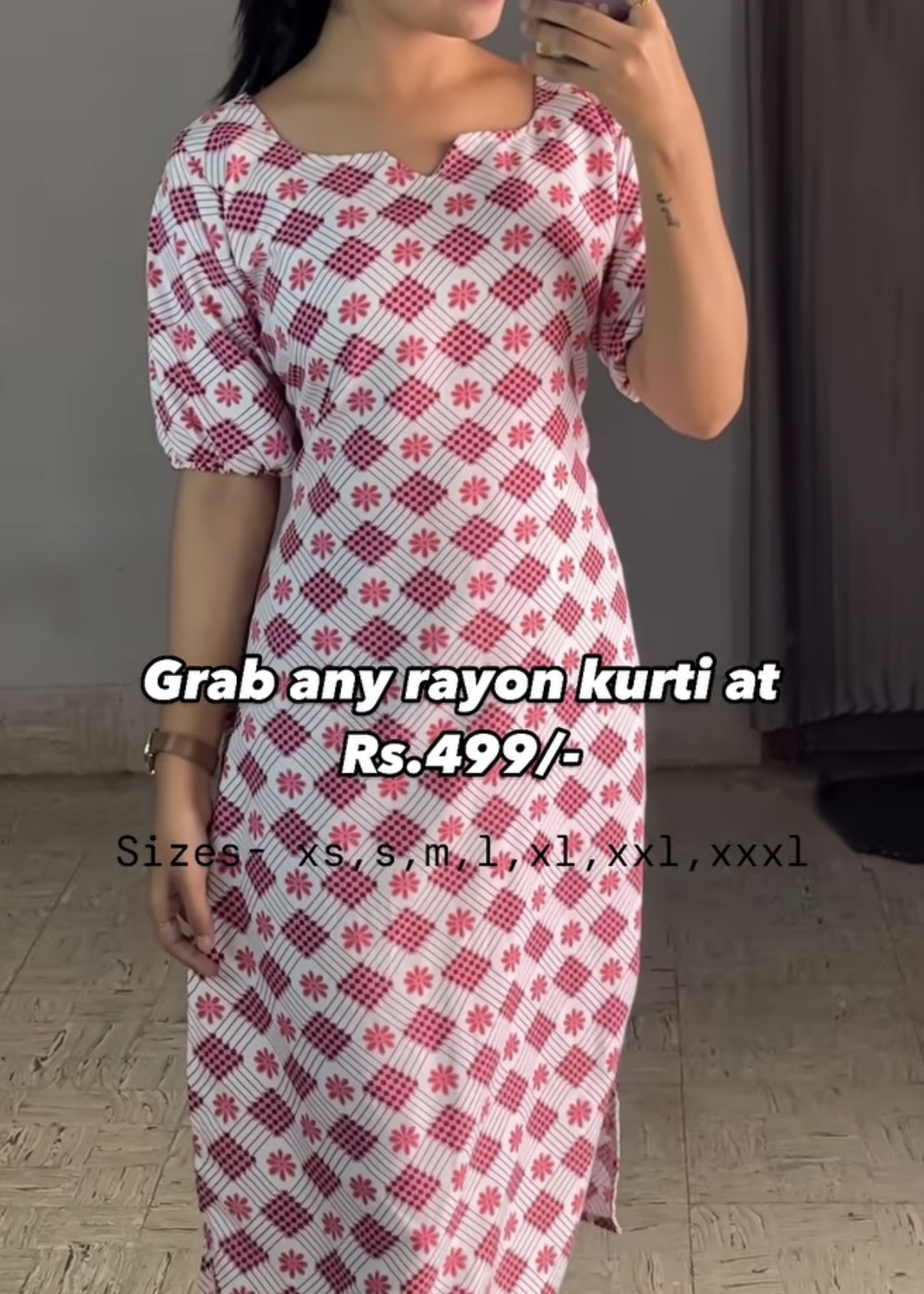 Rayon Kurtis