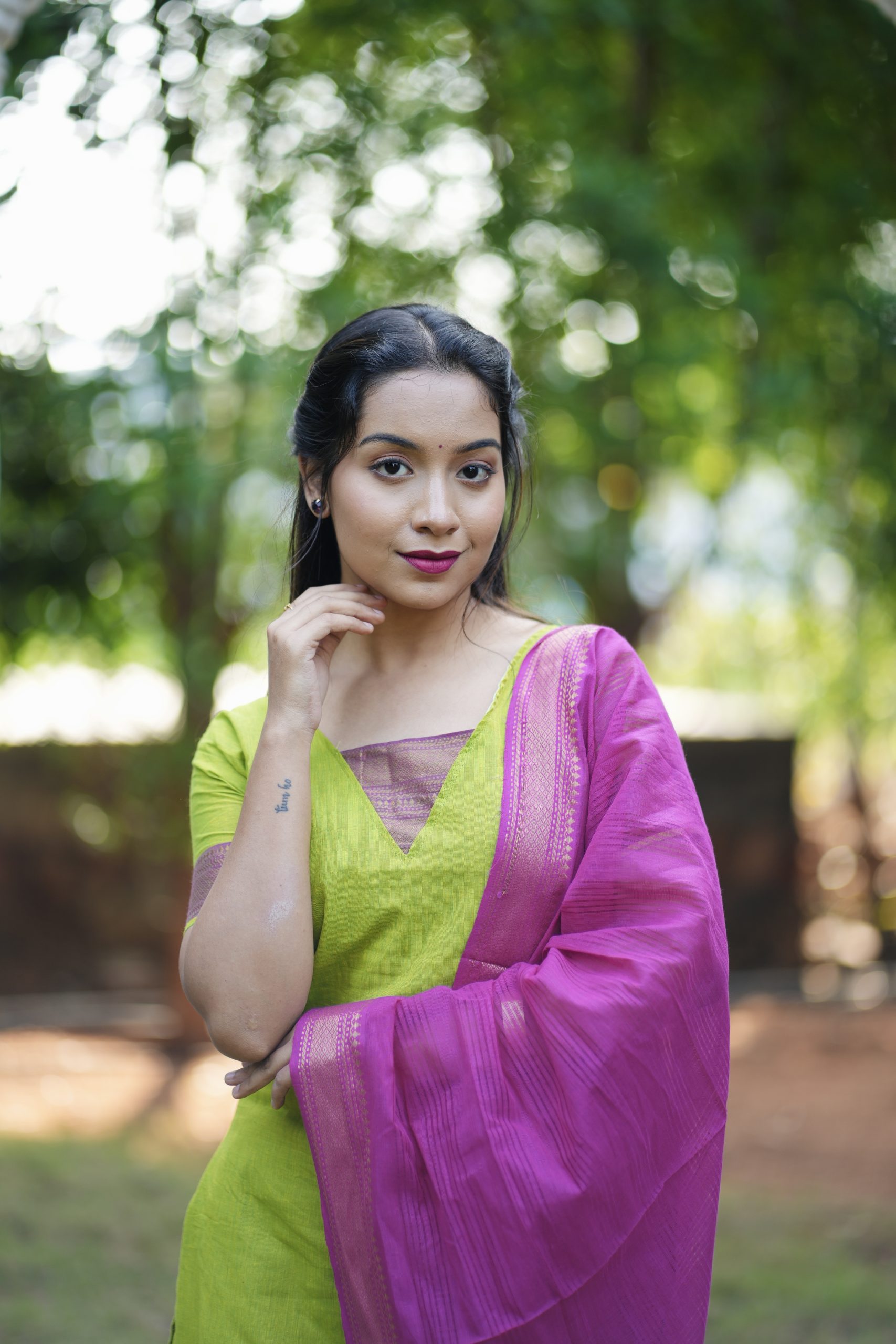 Mangalgiri Suits - Radium & Rose - Image 3