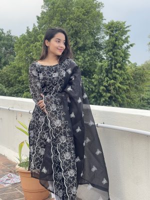 Kota Embroidery Kurti Sets