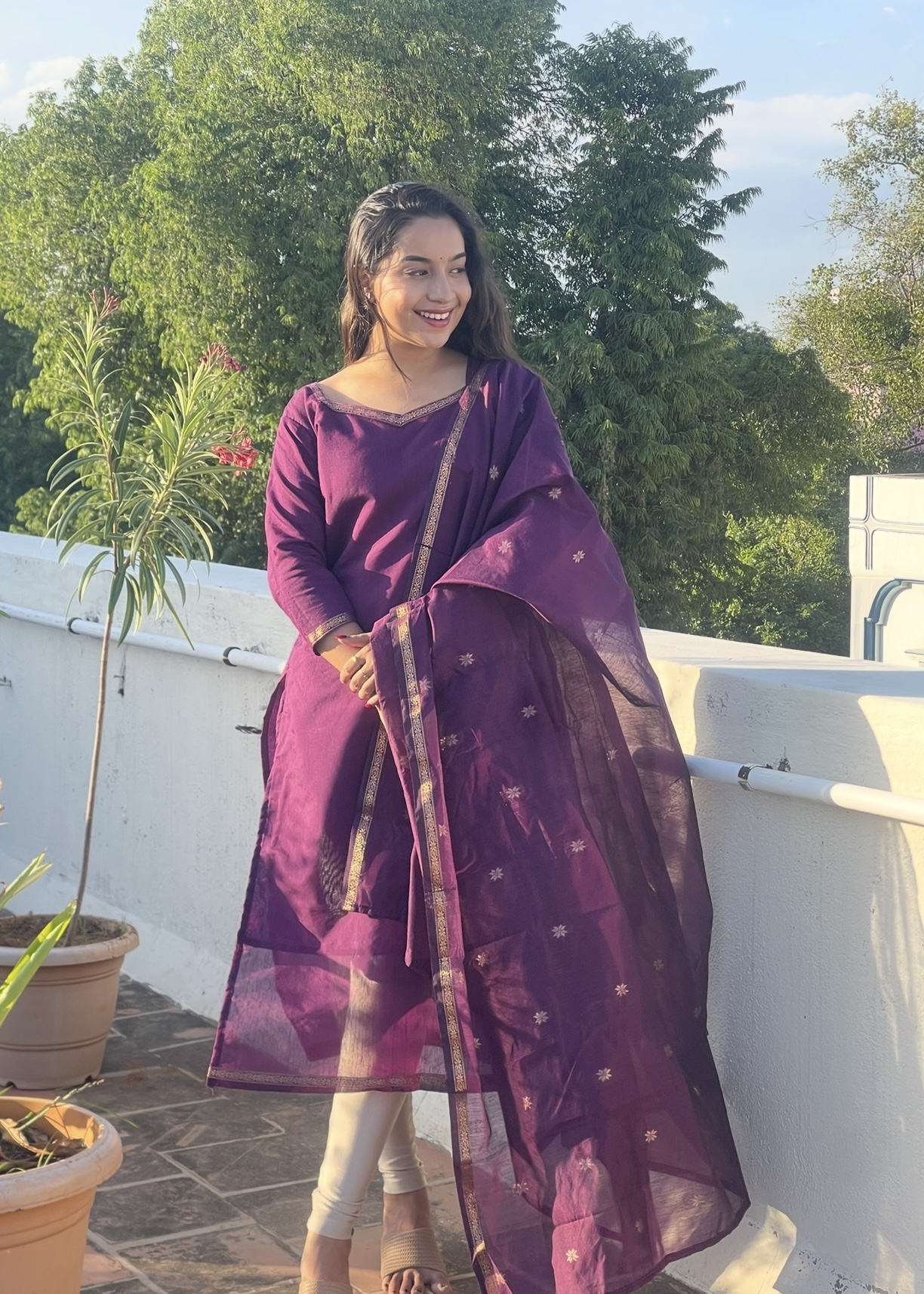 Maheshwari Silk Cotton Kurti Sets