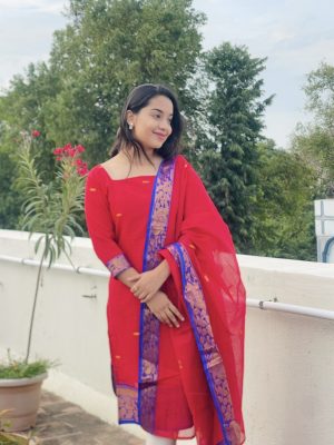 Combed chettinad Cotton Kurti Sets