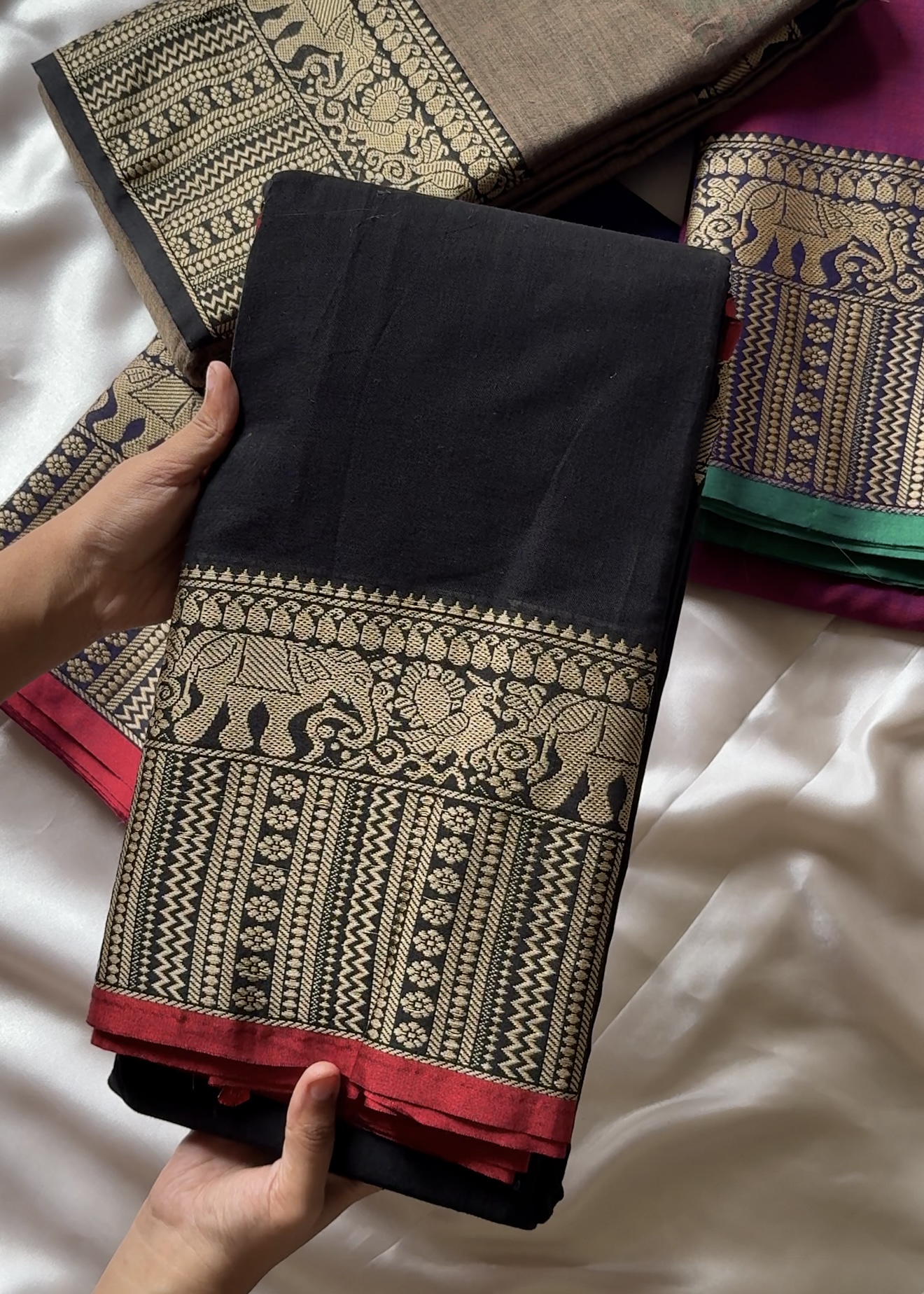 Narayanapet saree - Black