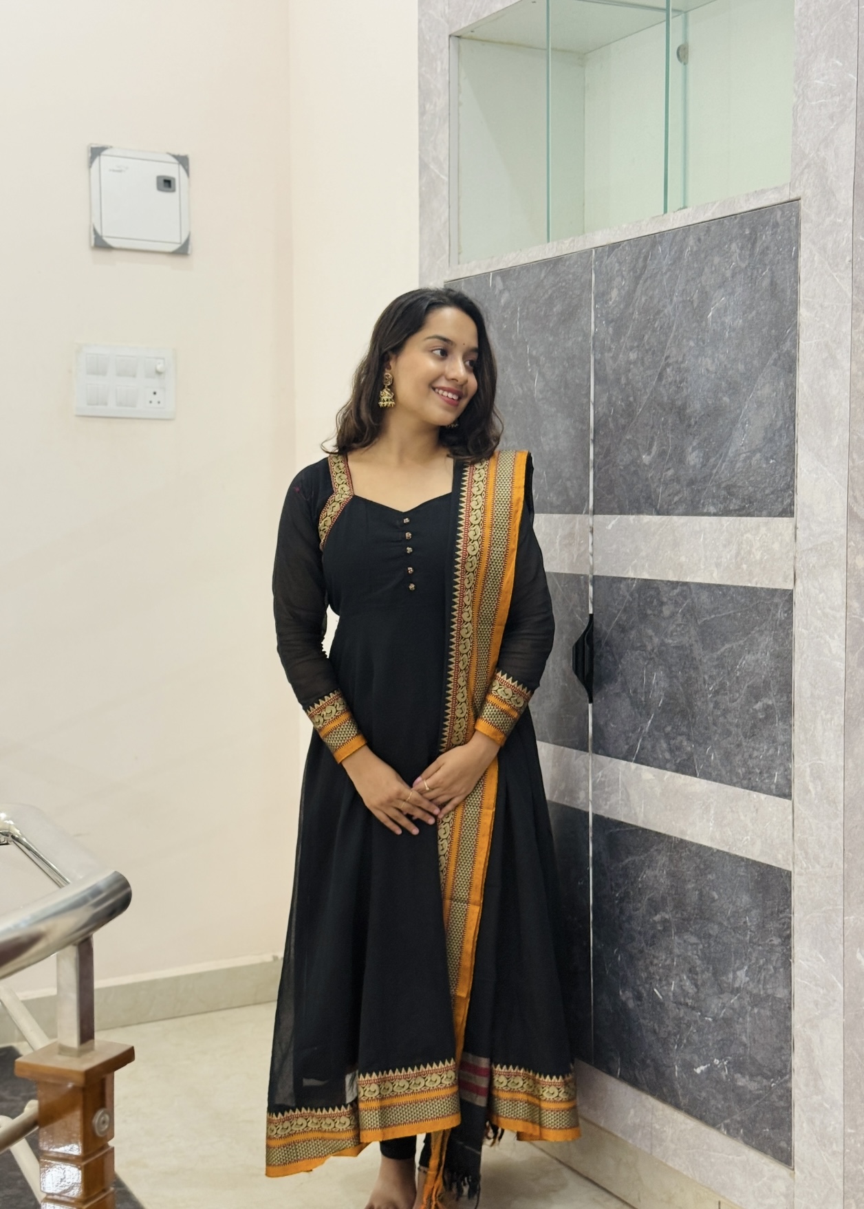 Vasantha Anarkali - Black
