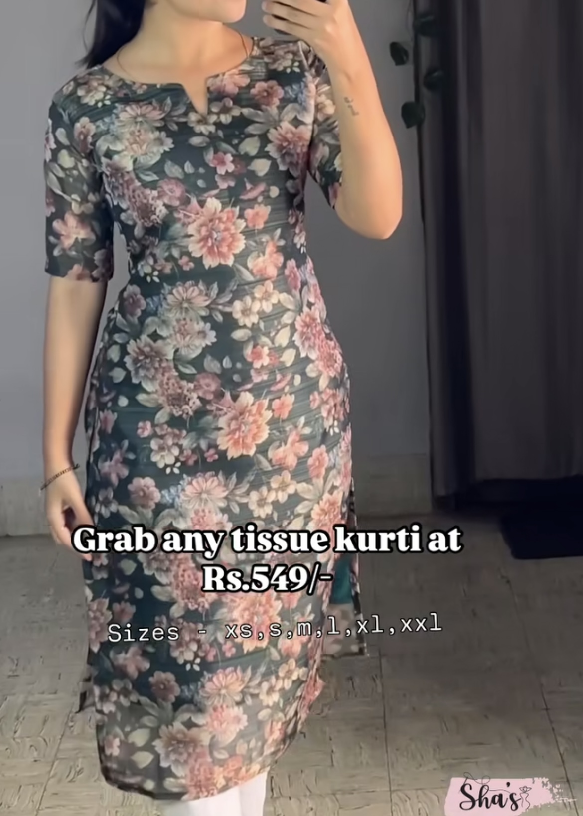 Floral tissue – Dark green